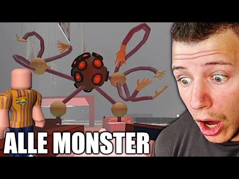 (Secret) ALL MONSTERS in ROBLOX SCP 3008