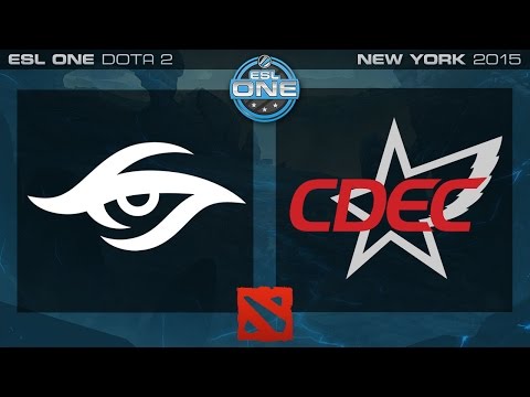 Dota 2 - Team Secret vs. CDEC - ESL One New York 2015 - Semifinal Game 1
