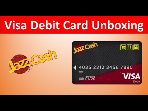 Jazzcash Visa Debit Card Unboxing