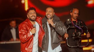 تامر عاشور و تامر حسني بعيش و هيجيلي موجوع من حفل رأس السنة العاصمة الادارية