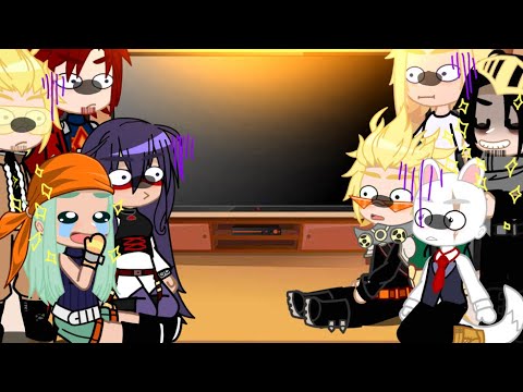 Pro heroes and LOV react to “ ALL MIGHT FIGURE!” || Mha/bnha || Gacha Club/Life || My AU ||