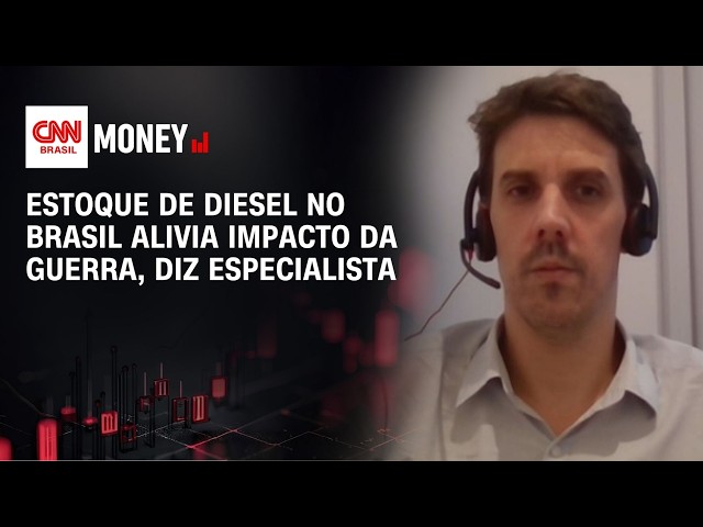 Estoque de diesel no Brasil alivia impacto da guerra, diz especialista | FECHAMENTO DE MERCADO