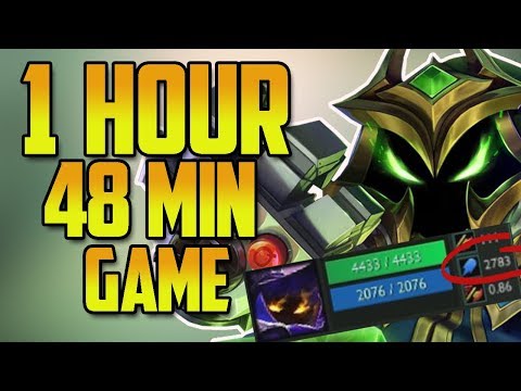 Silver 1 HOUR 48 MIN GAME (Veigar 2700+ AP)- Longest Game on EUW Server 2017 (Solo Queue Ranked)