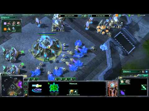 3D.Hydra vs iP.sLivko @ MP with Kas and HappyZerg