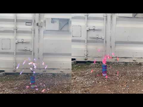 BIG Fireworks Neon Gender Reveal Foutain