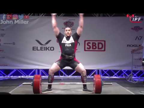 Sofiane Belkesir - 822.5kg 7th Place 120kg - IPF World Classic Powerlifting Championships 2018