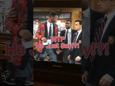 WTF Did He Just Say?!!😳 #shorts #comedy #freshprince