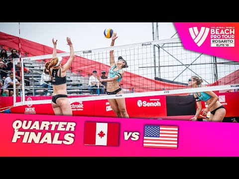 Pavan/Melissa vs. Flint/Claes - Quarterfinal Highlights of Rosarito 2022 #BeachProTour