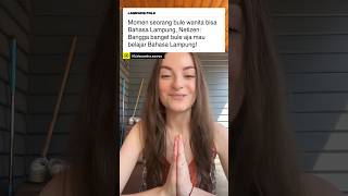 Download lagu Even foreigners can speak Lampung 😱 #lampung #lampungfolk mp3