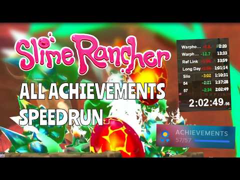 Slime Rancher All Achievements Speedrun in 2:02:49 [World Record]