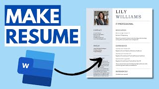 How to Make Resume in Word Document FREE 2024 | ATS Friendly Resume in Word Using AI