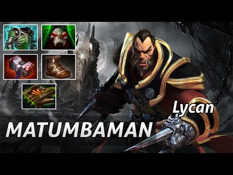 MATUMBAMAN Lycan 9140 MMR Top 1 World Dota 2