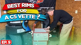 Ep. 9 Rebuilding a Wrecked C5 Corvette | New Rims and Tires | Corvette Restoration Project