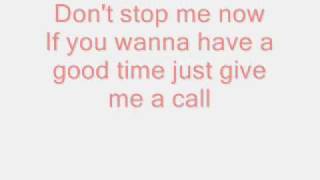 Mcfly - Don&#39;t Stop Me Now (Lyrics)