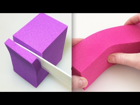 Very Satisfying Video Compilation 63 Kinetic Sand Cutting ASMR Video