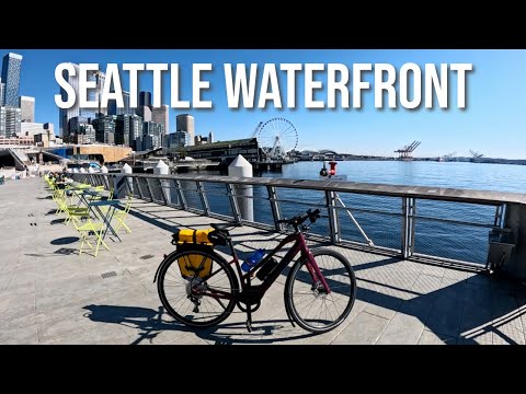 Seattle Waterfront Construction Bike Ride Tour w/ New Pier 62 + Ferry Terminal