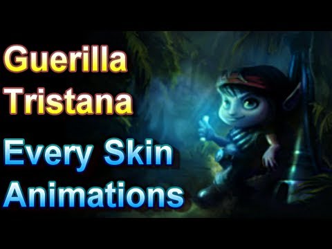 Guerilla Tristana - Every Skin Animations - League of Legends