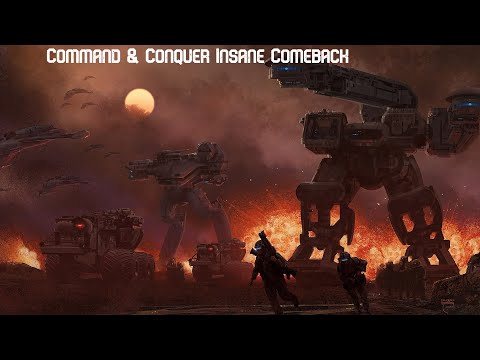 COMMAND AND CONQUER C&C3: Kane's Wrath 2v2 Insane comeback