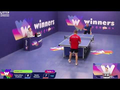 WINners CUP table 1 31.01 Tatarnikov Vladimir - Badai Maksim 19:30