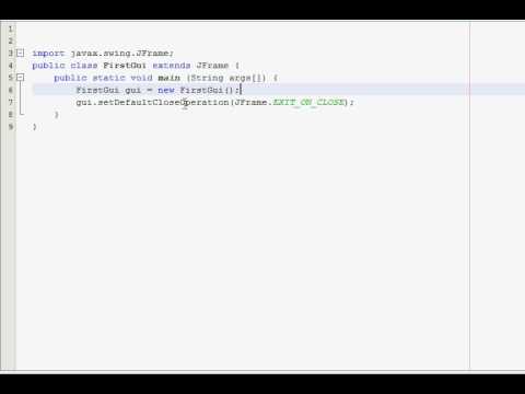 Java GUI Tutorial
