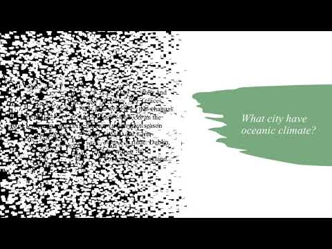 What environment can produce a oceanic climate?