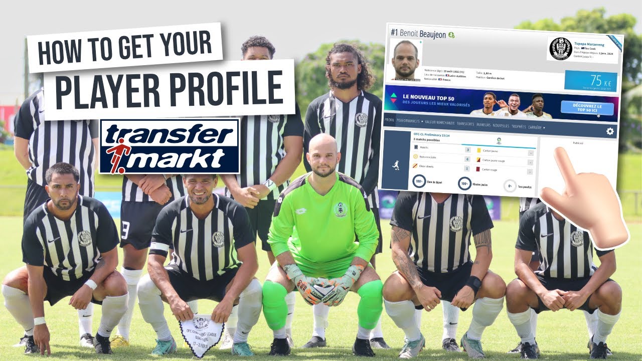 HOW TO CREATE YOUR PLAYER PROFILE ON TRANSFERMARKT