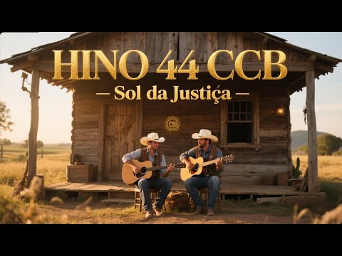 HINO 44 CCB   Sol da Justiça   HINÁRIO 5 COM LETRAS