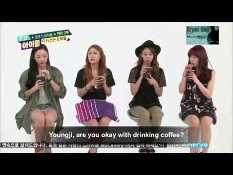 [140910] KARA @ WEEKLY IDOL EP.163 Part 1 of 2 [ENG SUB]