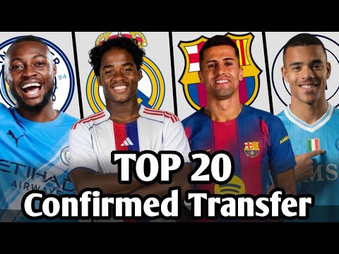 Top 20 Confirmed Winter Transfer News 2026,✅ | FT. Cancelo to Barcelona, Greenwood to Napoli...🤯
