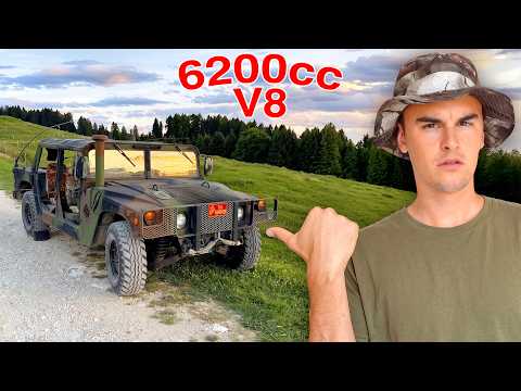 HUMVEE 6200cc V8: AUTO MILITARE ASSURDA del 1985 DIRETTAMENTE DALLA GUERRA DEL GOLFO!