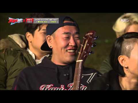 [Kbs world] 탑밴드3 - 즉흥곡 미션! 스트릿건즈, ´부귀영화´ 상남자들의 우승기원송.20151031
