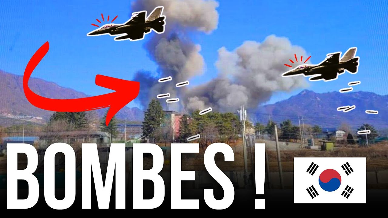 8 BOMBS DROPPED BY F-16s IN SOUTH KOREA!