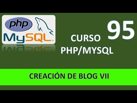 Curso PHP MySQL Presentación Vídeo 1