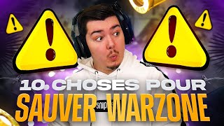 10 TRUCS qui SAUVERONT Warzone !! ACTIVISION TUE leur Battle Royale (caldera pacific saison1)