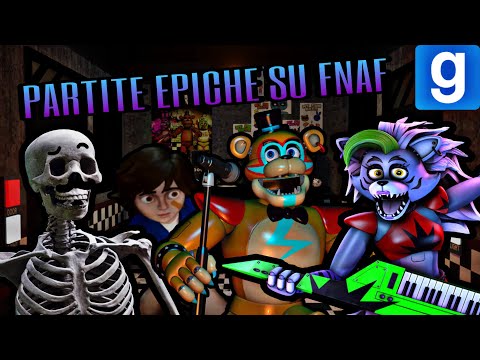 IL FREDDY, IL GREGORY, LA ROXY E LO SCHELETRO contro gli Animatronics di FNAF su GMOD!!