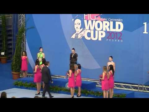 World Cup Pesaro 2012 - Award Ceremony Hoop Final (Senior)