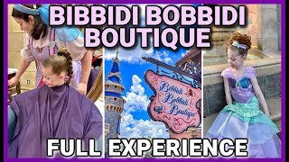 FULL BIBBIDI BOBBIDI BOUTIQUE EXPERIENCE IN MAGIC KINGDOM | Bibbidi Bobbidi Boutique Experience 2025