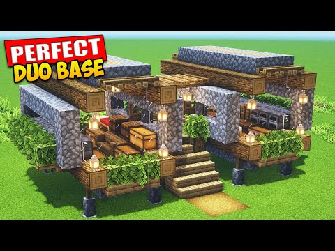 How to Build the Perfect Duo House in Minecraft - Tutorial ⚒️