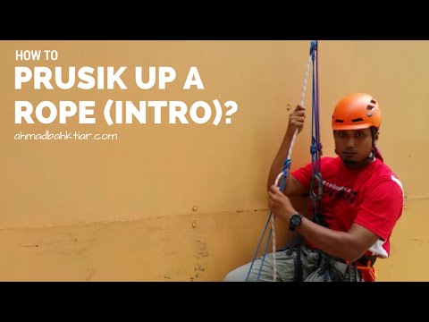 Outdoor Technique Series #3 How to prusik up a rope (Intro)