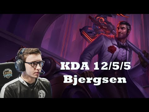 jayce bjergsen vs leblanc (League Of Legends Challenger Replay)