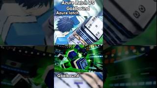 isagi's direct shot | Azure latch VS goal bound #roblox #bluelock #animation #azurelatch #goalbound