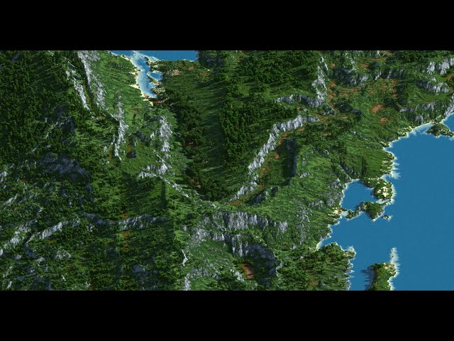 Green Valley - 1.12/1.18 [WorldMachine+WorldPainter] Download Minecraft Map