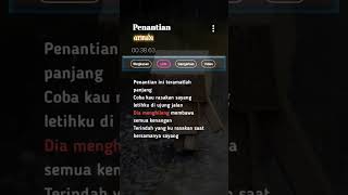 Download lagu penantian - armada cover lagu tri suaka ( lirik lagu ) #shorts #liriklagu  #armada #trisuaka mp3