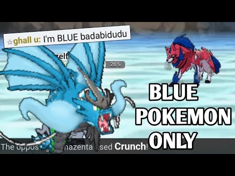 FULL BLUE POKEMON TEAM DESTROYS SHOWDOWN PLAYERS