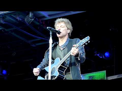 Bon Jovi The radio saved my life tonight Stuttgart 21.06.2013