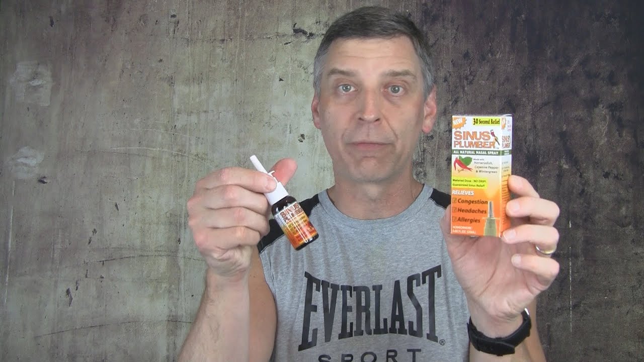 Sinus Buster / Sinus Plumber All Natural Allergy Relief Nasal Spray; I pepper sprayed myself for you