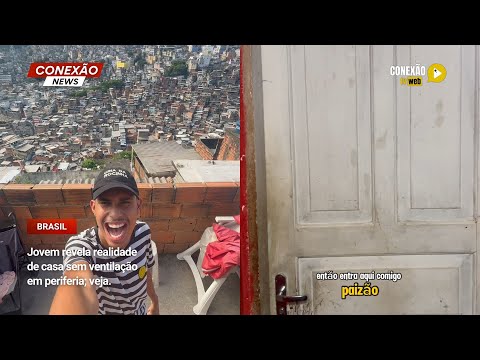 Vídeo: Jovem revela realidade de casa sem ventilação em periferia; veja.
