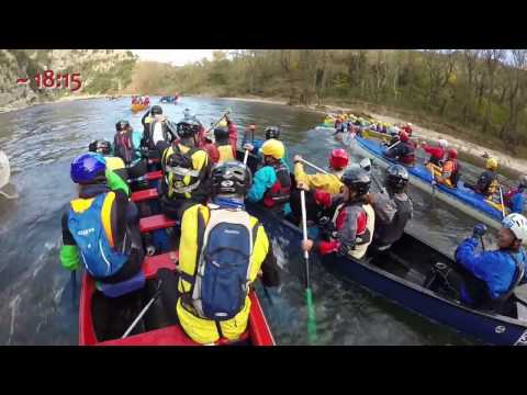 Ardèche Marathon 2016 ESV DRESDEN - HD - mit dem Gewinner K4