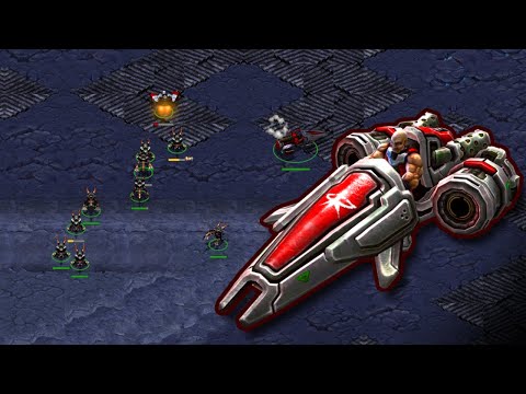 1 Vulture vs 10 Zerglings