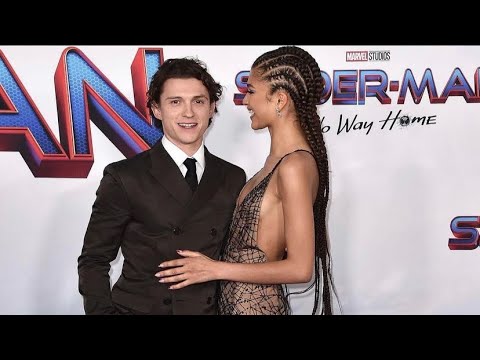 Spider Man No Way Home Schauspieler Tom Holland & Zendaya at Spider Man No Way Home Red Carpets #spidermannowayhome
